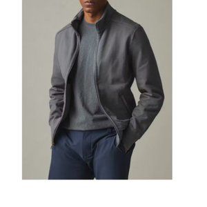 American Giant Men's Iron Moto Full Zip Sweatshirt Size L